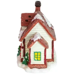 Northlight LED Lighted Snowy Cottage House Christmas Village Decoration - 6.5" -Northlight GUEST 74f4a7a5 b813 424d adad 24320688f0c5