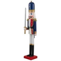Northlight 48.25" Blue And White Christmas Nutcracker Soldier With Sword 7 Northlight 48.25" Blue And White Christmas Nutcracker Soldier With Sword -Northlight GUEST 767d337a 3958 48f6 b49d 6bdeb6cecb0e