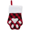 Northlight 15.5" Red And Black Buffalo Plaid Pet Embroidered Christmas Stocking 2 Northlight 15.5" Red And Black Buffalo Plaid Pet Embroidered Christmas Stocking -Northlight GUEST 76806937 04b7 463c 8dc3 c4fa768dcce5