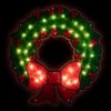 Northlight Lighted Holographic Christmas Wreath Window Silhouette Decoration - 15" -Northlight GUEST 778a7ae3 29ad 499e 9a98 6b25b73d544c