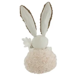 Northlight 14" Beige And Brown Plush Easter Bunny Rabbit Holding A Carrot Spring Figure -Northlight GUEST 77aa0a87 53ca 4e81 a946 e88f43ed8608