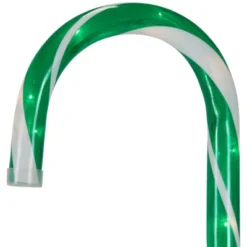 Northlight Lighted Outdoor Christmas Candy Cane Pathway Markers - 28" - Red And Green - Set Of 6 -Northlight GUEST 780a4365 1528 4249 939f 958c4a88ed10