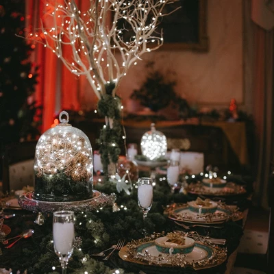 Northlight LED Micro Fairy Christmas Lights - Pure White - 16.25' Copper Wire - 100ct 5 Northlight LED Micro Fairy Christmas Lights - Pure White - 16.25' Copper Wire - 100ct - Image 3