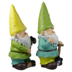 Northlight Set Of 2 Green And Yellow Gnome Outdoor Garden Statues 12.25" 9 Northlight Set Of 2 Green And Yellow Gnome Outdoor Garden Statues 12.25" -Northlight GUEST 79601f18 13d5 4f0a 8cc9 d59aa3885864