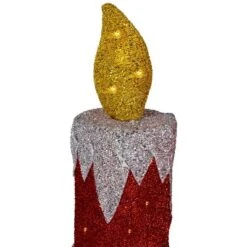 Northlight LED Lighted Candles Outdoor Christmas Decorations - 22.75" - Red - Set Of 2 -Northlight GUEST 79e1a11e 0ae5 443d 8e02 f05a23fd5616