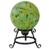 Northlight 10" Yellow And Green Hand Painted Swirled Outdoor Patio Garden Gazing Ball -Northlight GUEST 7a5e9465 da29 428a 9fd0 5e0c0f360098