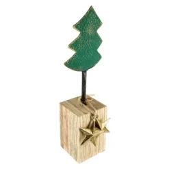 Northlight Metal Tree With Stars And Chunky Wooden Base Christmas Decoration - 16.75" - Green 8 Northlight Metal Tree With Stars And Chunky Wooden Base Christmas Decoration - 16.75" - Green -Northlight GUEST 7b7b211b e9e0 4518 a412 77e63d3b42a2
