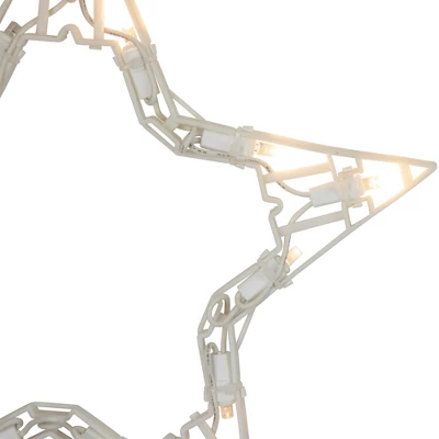 Northlight LED Lighted Twinkle Star Christmas Lights - 9.25' White Wire - 10ct 4 Northlight LED Lighted Twinkle Star Christmas Lights - 9.25' White Wire - 10ct - Image 2