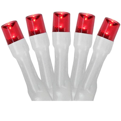 Northlight Battery Operated LED Christmas Lights - Red - 9.5' White Wire - 20ct 3 Northlight Battery Operated LED Christmas Lights - Red - 9.5' White Wire - 20ct