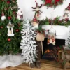Northlight 48" Santa Claus With Artificial Flocked Alpine Tree Christmas Figure -Northlight GUEST 7ceab4c5 b037 49e7 a5e4 50f1fab5081f