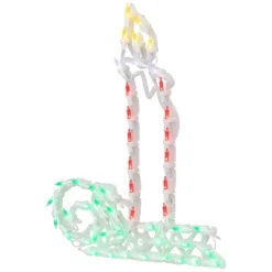 Northlight LED Lighted Candle Christmas Window Silhouette - 17.5" - Multicolor Lights -Northlight GUEST 7f4f06d8 4136 4350 a255 ccf69123245a