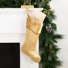 Northlight 20" Gold Glittered Poinsettia Christmas Stocking 2 Northlight 20" Gold Glittered Poinsettia Christmas Stocking -Northlight GUEST 7fa81d43 b0d8 4d8f 9b4a 347d954faf92