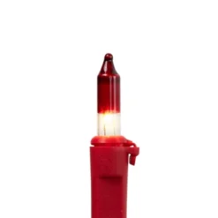 Northlight Mini Christmas Light Set - Clear With Red Tips - 20.25' Red Wire - 100ct -Northlight GUEST 7fe7bd1c 15f4 40af a115 30be28480024