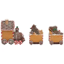 Northlight Gingerbread Candy Cane Train With Gingerbread Man Christmas Decoration - 5.5" 9 Northlight Gingerbread Candy Cane Train With Gingerbread Man Christmas Decoration - 5.5" -Northlight GUEST 80092610 59cd 4e4d b661 6cc0d7787321