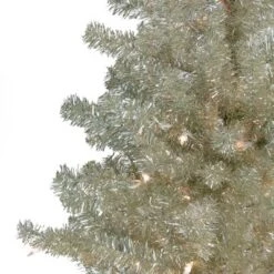 Northlight 7' Prelit Artificial Christmas Tree Metallic Sheer Champagne Tinsel - Clear Lights 10 Northlight 7' Prelit Artificial Christmas Tree Metallic Sheer Champagne Tinsel - Clear Lights -Northlight GUEST 81c617fa 2f97 4d1b 81aa 2928775eec59