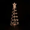 Northlight Lighted Outdoor Spiral Christmas Cone Tree With Star - 3' - Clear Lights -Northlight GUEST 81c88a98 9ea2 457d 81f7 e5a3feb6266c