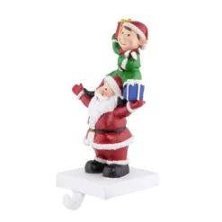 Northlight 8.75" Santa And Elf Christmas Stocking Holder -Northlight GUEST 8365c7ee e69d 404a 8329 b2441daa7d42