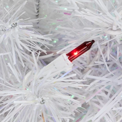 Northlight Pre-Lit Medium Rockport White Pine Artificial Christmas Tree - 2' - Multi Lights 5 Northlight Pre-Lit Medium Rockport White Pine Artificial Christmas Tree - 2' - Multi Lights - Image 3