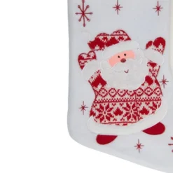 Northlight 19" Red And White "Let It Snow" Santa Claus Embroidered Christmas Stocking -Northlight GUEST 85fcab11 1760 4a1d 8b09 8ab8967b124b