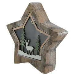 Northlight LED Lighted Star With Reindeer In The Woods Scene Christmas Decoration - 13.25" 7 Northlight LED Lighted Star With Reindeer In The Woods Scene Christmas Decoration - 13.25" -Northlight GUEST 874e2486 3767 41c7 a7fc 7c8c8f09e9a3