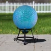 Northlight 10" Iridescent Blue And Purple Textured Glass Outdoor Gazing Ball -Northlight GUEST 88af1ce0 4c51 42db a70b 4dd7eb76554b