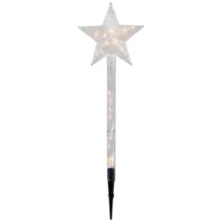 Northlight Lighted Star Christmas Outdoor Pathway Markers - 26" - Set Of 4 -Northlight GUEST 890b4af1 a7c8 46da ad98 edfd8aba764b