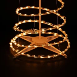 Northlight Spiral Cone Tree Lighted Outdoor Christmas Decoration - 6' - Clear Lights -Northlight GUEST 891654a5 fddc 406c a302 136da6487f0d