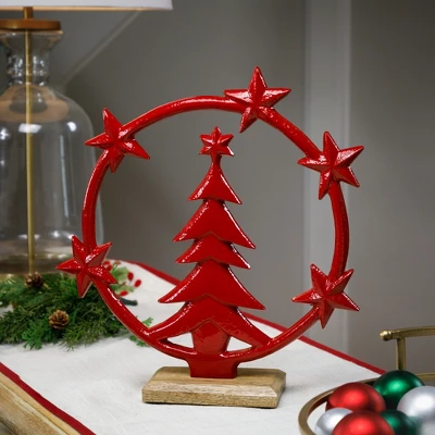 Northlight Star Bright Metal Tree Christmas Decoration - 12" 3 Northlight Star Bright Metal Tree Christmas Decoration - 12"