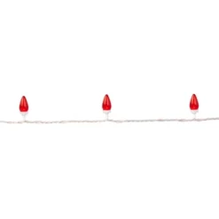 Northlight LED C7 Christmas Lights - Red - 16' White Wire - 25ct -Northlight GUEST 89b9b9cf f19e 4446 9b9c 9be010fa38a8