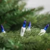 Northlight Mini Incandescent Christmas Lights - Blue - 7' White Wire - 35ct -Northlight GUEST 89bf4103 5811 4c49 83e8 ea3183359aee 1