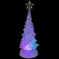 Northlight LED Lighted Acrylic Christmas Tree Decoration - 10.5" - Multi-Color Lights -Northlight GUEST 89d9adaa 544b 48ff 9b04 64b1d76ee05c