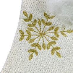 Northlight 20" Cream With Gold Snowflakes Christmas Stocking With Faux Fur Cuff 10 Northlight 20" Cream With Gold Snowflakes Christmas Stocking With Faux Fur Cuff -Northlight GUEST 8a6feb21 f88e 4e80 b8eb a50c56ea29b7