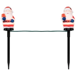 Northlight Lighted Santa Claus Christmas Pathway Markers - 16" - Set Of 4 -Northlight GUEST 8b250a97 ee53 4e24 9801 ca660600c67b