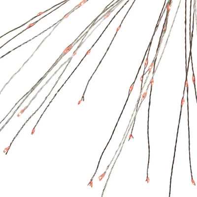 Northlight 20" LED Lighted Firework Silver Branch Christmas Decoration - Red Lights 6 Northlight 20" LED Lighted Firework Silver Branch Christmas Decoration - Red Lights - Image 4