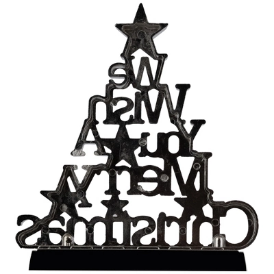 Northlight We Wish You A Merry Christmas Tree Stocking Holder - 6.25" 7 Northlight We Wish You A Merry Christmas Tree Stocking Holder - 6.25" - Image 5