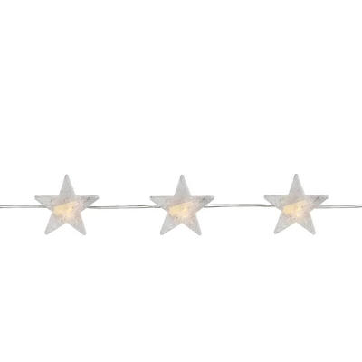 Northlight LED Star Micro Fairy Christmas Lights - Warm White - 6.25' Copper Wire - 20ct 3 Northlight LED Star Micro Fairy Christmas Lights - Warm White - 6.25' Copper Wire - 20ct