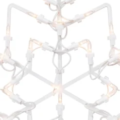 Northlight 16" White Lighted Snowflake Christmas Window Silhouette -Northlight GUEST 90b505bf 4593 40fc a665 1d5b25c4c72a