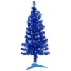 Northlight Pre-Lit Artificial Tinsel Christmas Tree - 3' - Blue - Clear Lights 1 Northlight Pre-Lit Artificial Tinsel Christmas Tree - 3' - Blue - Clear Lights -Northlight GUEST 9101dda7 a6b1 4fba 8d2a d4e8600fbedd
