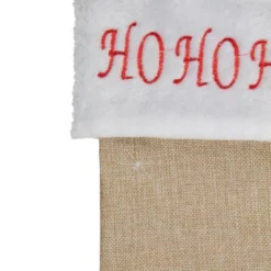 Northlight 19" Beige And Red Burlap "Ho Ho Ho" Santa Claus Christmas Stocking 7 Northlight 19" Beige And Red Burlap "Ho Ho Ho" Santa Claus Christmas Stocking -Northlight GUEST 914d1772 de28 4572 8215 ec13bae67109