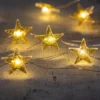 Northlight Battery Operated Star Christmas Light Set - Warm White LED - 6.5' Silver Wire - 20ct -Northlight GUEST 923381e3 a871 4ab3 ba3e 9bb3123126c2