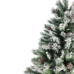 Northlight Medium Flocked Angel Pine Artificial Christmas Tree - 6' - Unlit -Northlight GUEST 925acd5c a7f4 4516 aafd 80fc59155fa5
