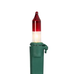 Northlight Mini Christmas Light Set - Clear With Red Tips - 10' Green Wire - 50ct -Northlight GUEST 92f14563 b999 428a a553 cd39e865ace9