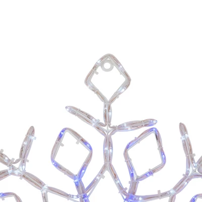Northlight 23" Lighted Snowflake Window Silhouette Christmas Decoration 6 Northlight 23" Lighted Snowflake Window Silhouette Christmas Decoration - Image 4
