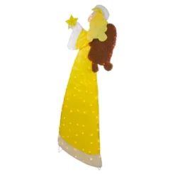 Northlight 72" Lighted 2D Yellow Chenille Angel Outdoor Christmas Decoration -Northlight GUEST 95cd0230 330b 4b19 8eaf 596ec75ece0c