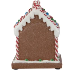 Northlight Pre-Lit LED Gingerbread Candy House Christmas Decoration - 7.5" -Northlight GUEST 961af0ce ae47 4d87 b28e 1deaf7986f67