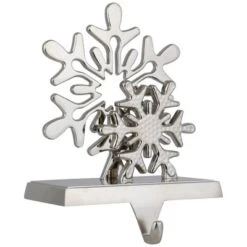 Northlight Double Snowflakes Christmas Stocking Holder - 6" -Northlight GUEST 96a3bed6 c02d 420b aa51 c552646d6861