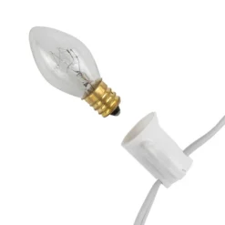 Northlight C7 Christmas String Lights - Clear - 24' White Wire - 25ct 11 Northlight C7 Christmas String Lights - Clear - 24' White Wire - 25ct -Northlight GUEST 96e3df63 23e6 4202 87b8 5f945e425d36