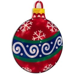 Northlight 19.5" Lighted Red Christmas Ornament Window Silhouette -Northlight GUEST 98b034a2 32d2 41f1 aeaa 469024cc650b