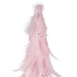 Northlight Glittered Layered Feather Cone Tree Christmas Decoration - 19.5" - Pink -Northlight GUEST 98f4cbd5 3cef 4eba 8b64 314b0f76d223