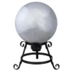 Northlight 10" Silver Mirrored Garden Gazing Ball -Northlight GUEST 99934a35 7115 4554 8de1 a192617f6fac